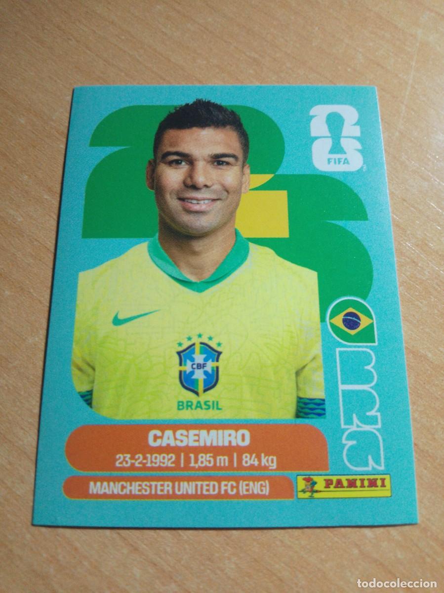 Fu&szlig;ball-Sticker: BRA 10 CASEMIRO BRASIL MUNDIAL FIFA WORLD CUP 2026 26 PANINI STICKERS NUEVO
