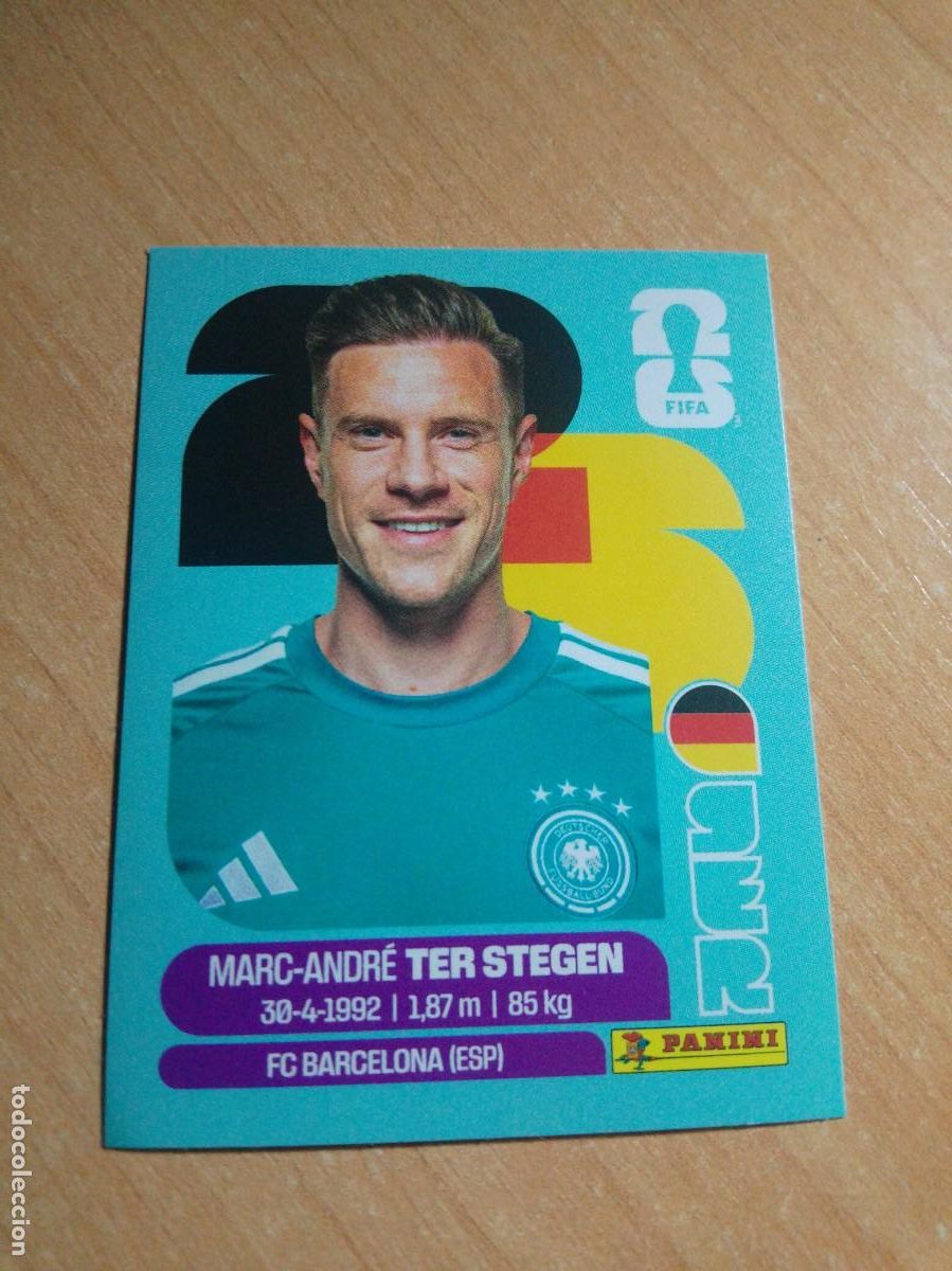Figurine di Calcio: TER STEGEN ALEMANIA GER 2 MUNDIAL FIFA WORLD CUP 2026 26 PANINI STICKERS NUEVO