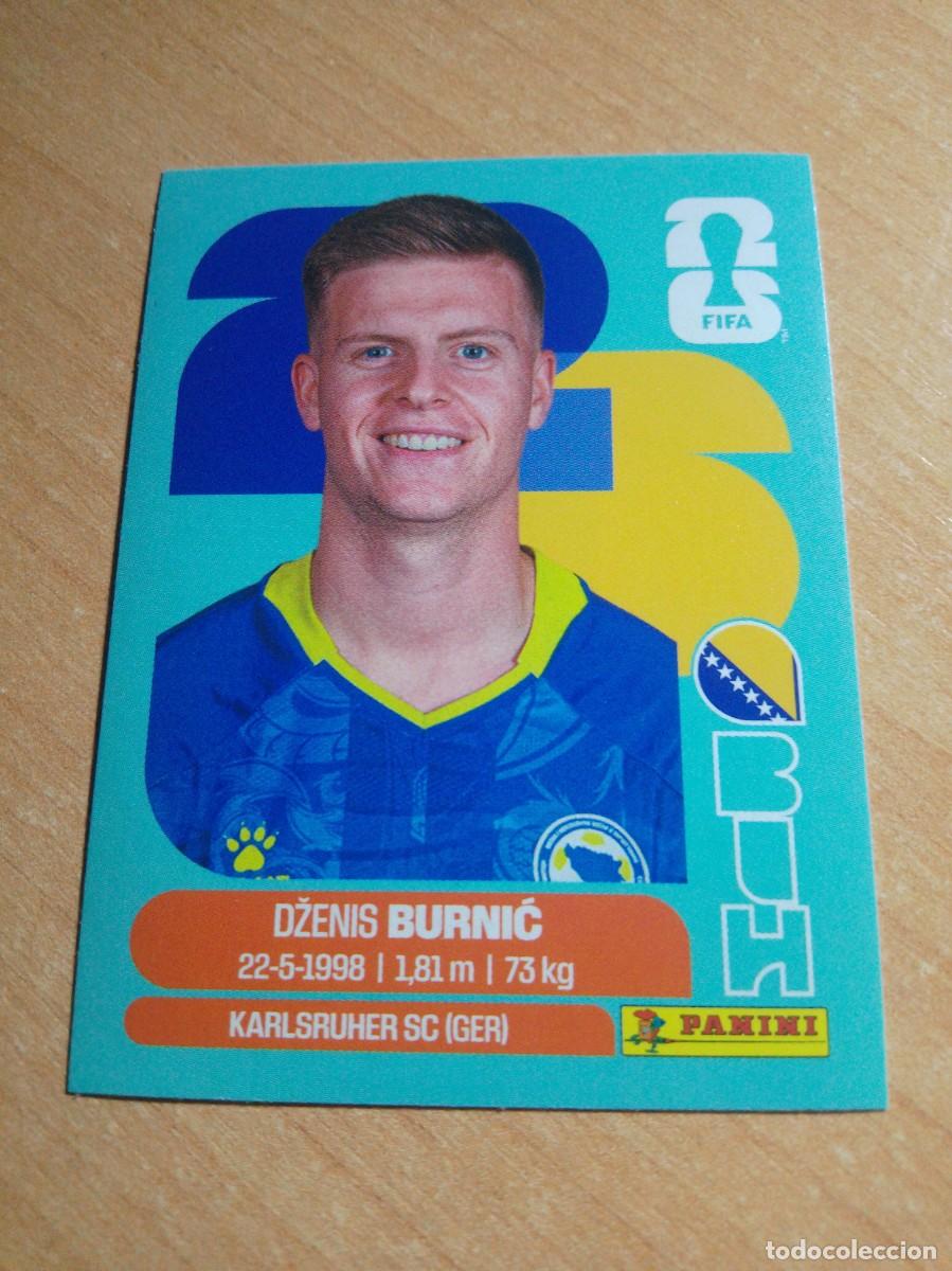 Fu&szlig;ball-Sticker: BURNIĆ BOSNIA HERCEGOVINA BIH 14 MUNDIAL FIFA WORLD CUP 2026 26 PANINI STICKERS NUEVO