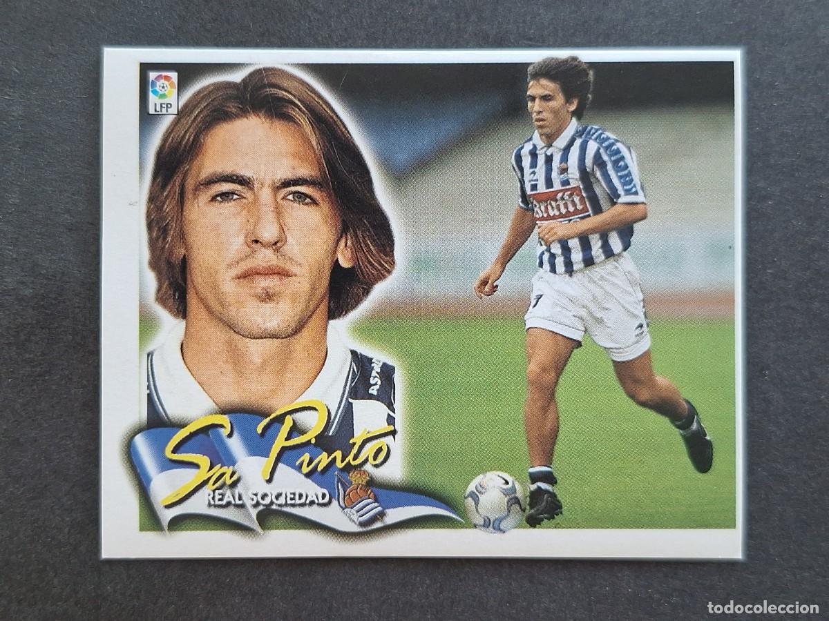 Fu&szlig;ball-Sticker: L6 SA PINTO REAL SOCIEDAD LIGA ESTE 2000 2001 00 01 NUNCA PEGADO SIN PEGAR