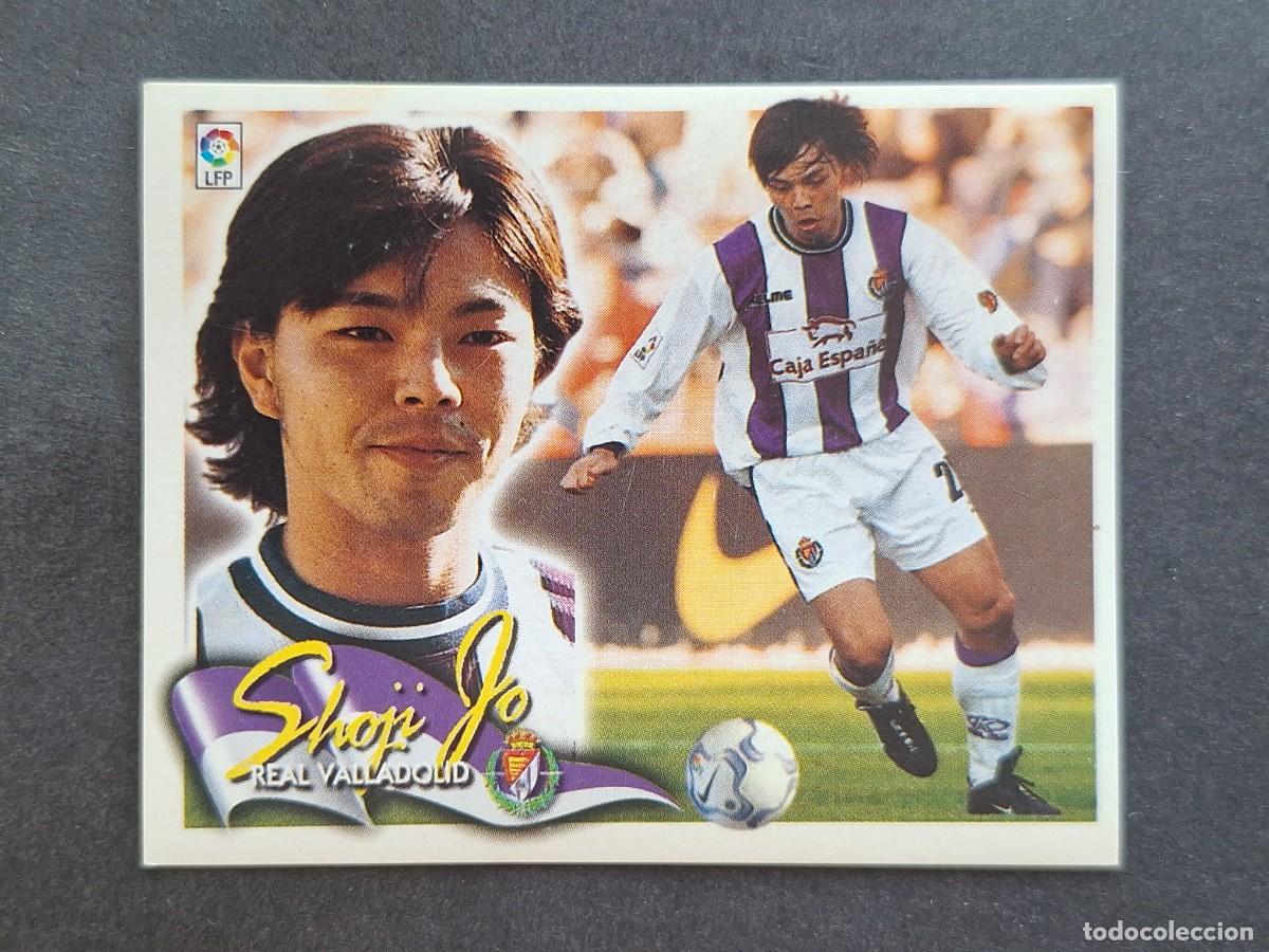 Fu&szlig;ball-Sticker: L6 SHOJI JO REAL VALLADOLID LIGA ESTE 2000 2001 00 01 NUNCA PEGADO SIN PEGAR