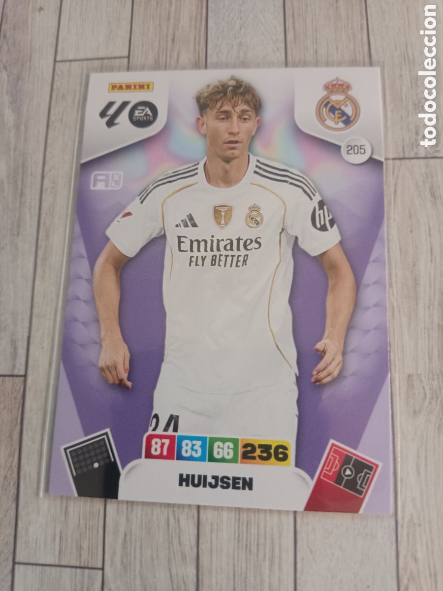 Football Stickers: 205 HUIJSEN REAL MADRID ADRENALYN XL LIGA 2025 2026 PANINI 25 26