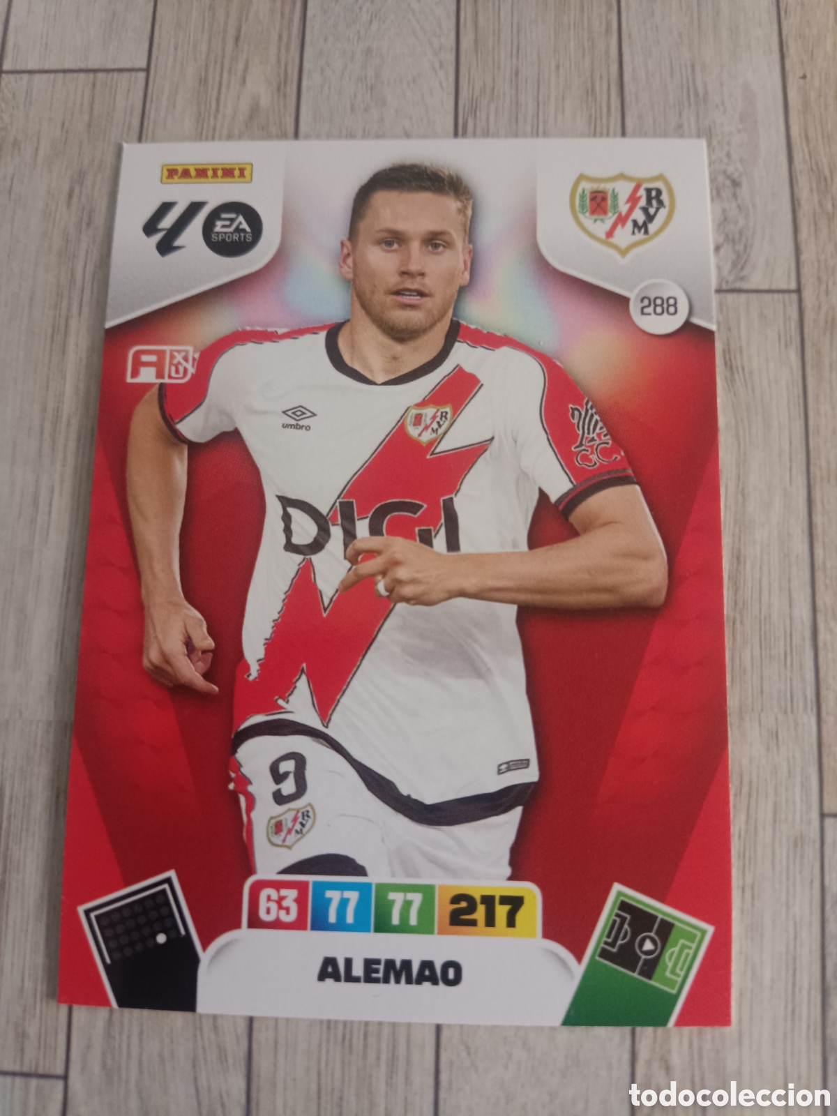 Football Stickers: 288 ALEMAO RAYO VALLECANO ADRENALYN XL LIGA 2025 2026 PANINI 25 26