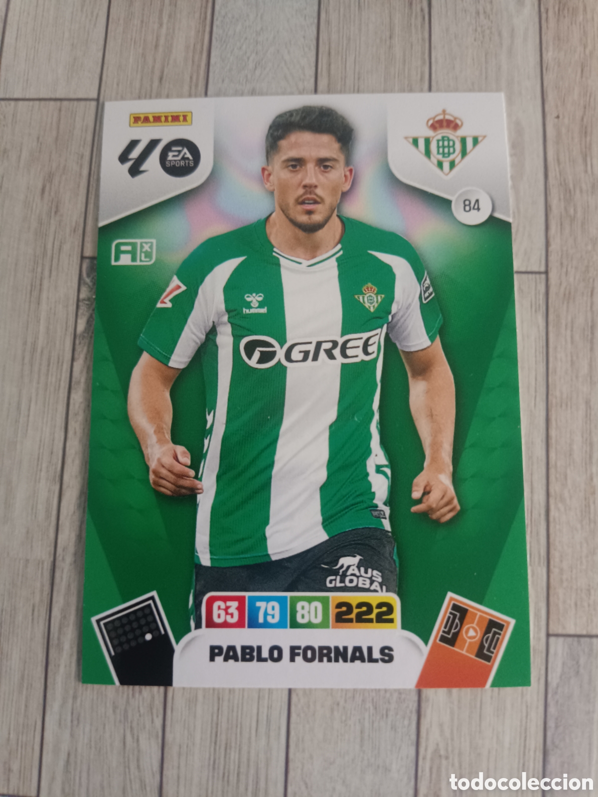 Football Stickers: 84 PABLO FORNALS REAL BETIS ADRENALYN XL LIGA 2025 2026 PANINI 25 26