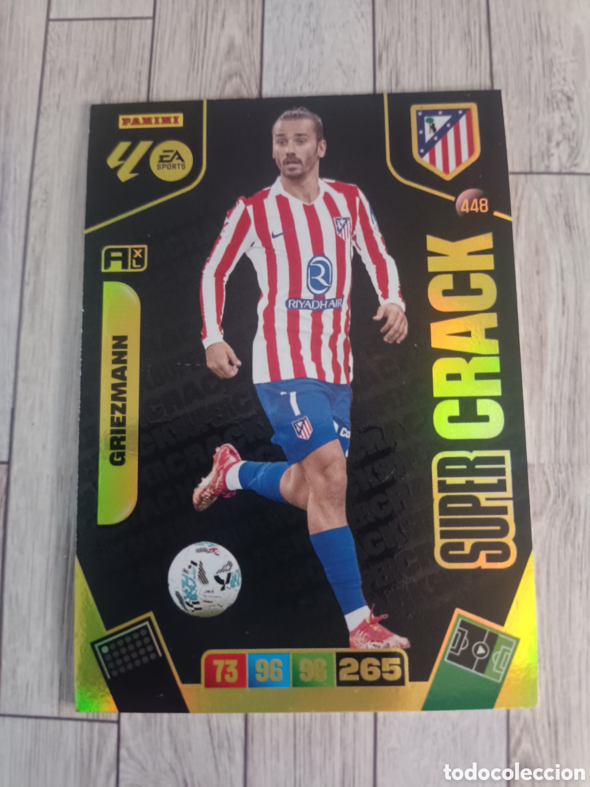 Cromos de f&uacute;tbol: 448 GRIEZMANN SUPER CRACK ATL&Eacute;TICO DE MADRID ADRENALYN XL LIGA 2025 2026 PANINI 25 26