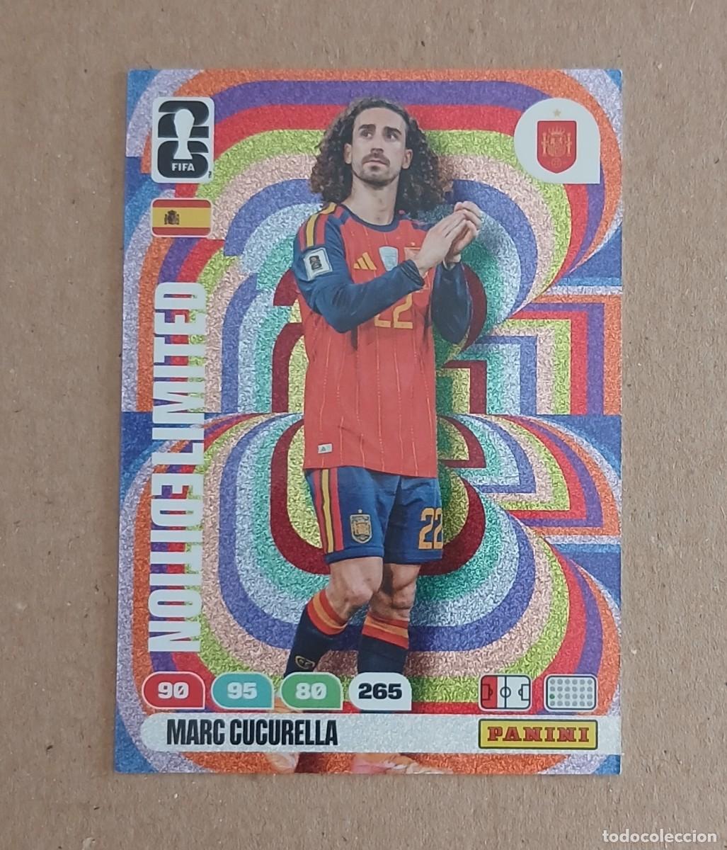 Cromos de f&uacute;tbol: CROMO MARC CUCURELLA ESPA&Ntilde;A LIMITED EDITION ADRENALYN XL FIFA WORLD CUP 2026. Nuevo de sobre.