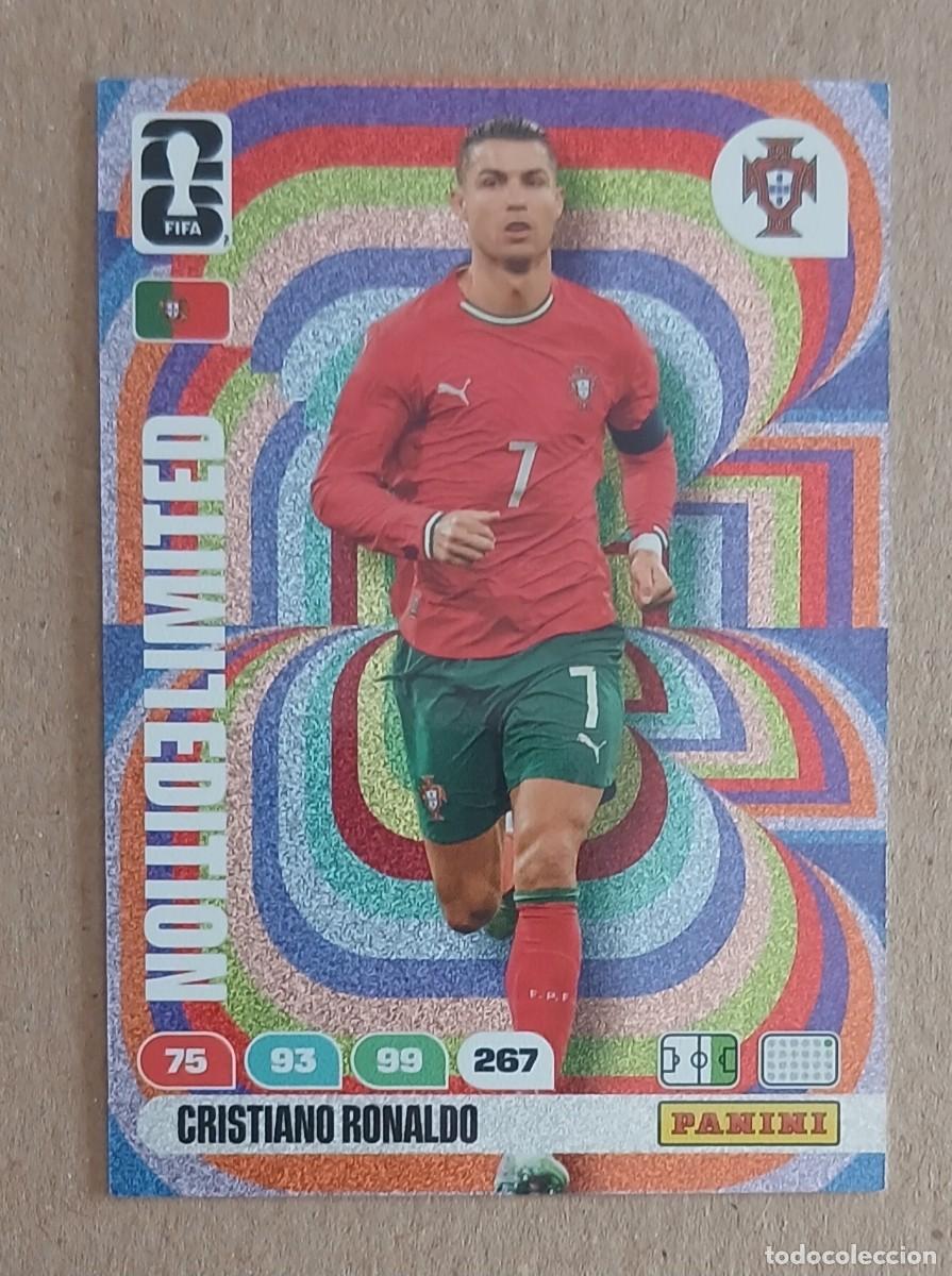 Cromos de f&uacute;tbol: CROMO CRISTIANO RONALDO LIMITED EDITION ADRENALYN XL FIFA WORLD CUP 2026 PANINI. Nuevo de sobre.