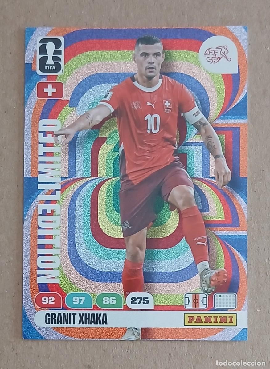 Cromos de f&uacute;tbol: CROMO GRANIT XHAKA SUIZA LIMITED EDITION ADRENALYN XL FIFA WORLD CUP 2026. Nuevo de sobre.