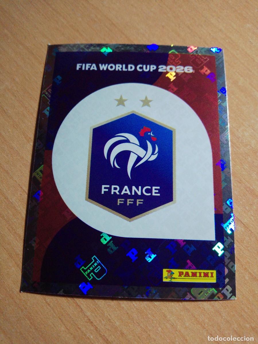 Cromos de f&uacute;tbol: FRA 1 ESCUDO DE FRANCIA MUNDIAL FIFA WORLD CUP 2026 26 PANINI STICKERS NUEVO