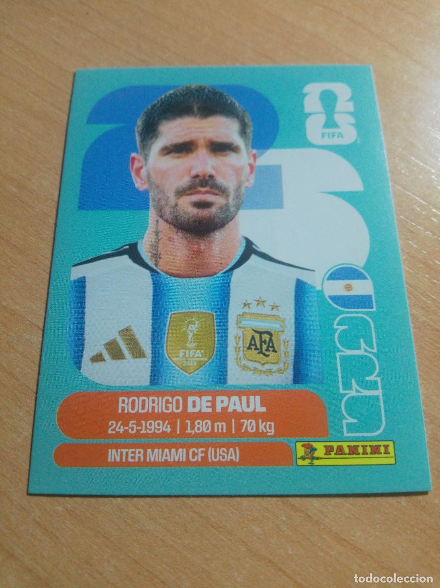 Cromos de f&uacute;tbol: ARG 10 DE PAUL ARGENTINA MUNDIAL FIFA WORLD CUP 2026 26 PANINI STICKERS NUEVO