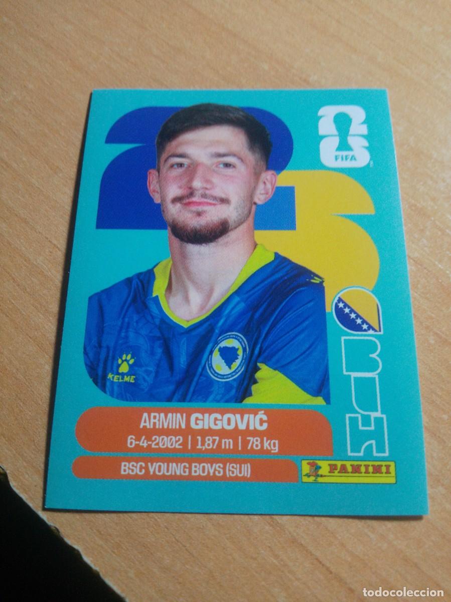Cromos de f&uacute;tbol: GIGOVIĆ BOSNIA HERCEGOVINA BIH 10 MUNDIAL FIFA WORLD CUP 2026 26 PANINI STICKERS NUEVO
