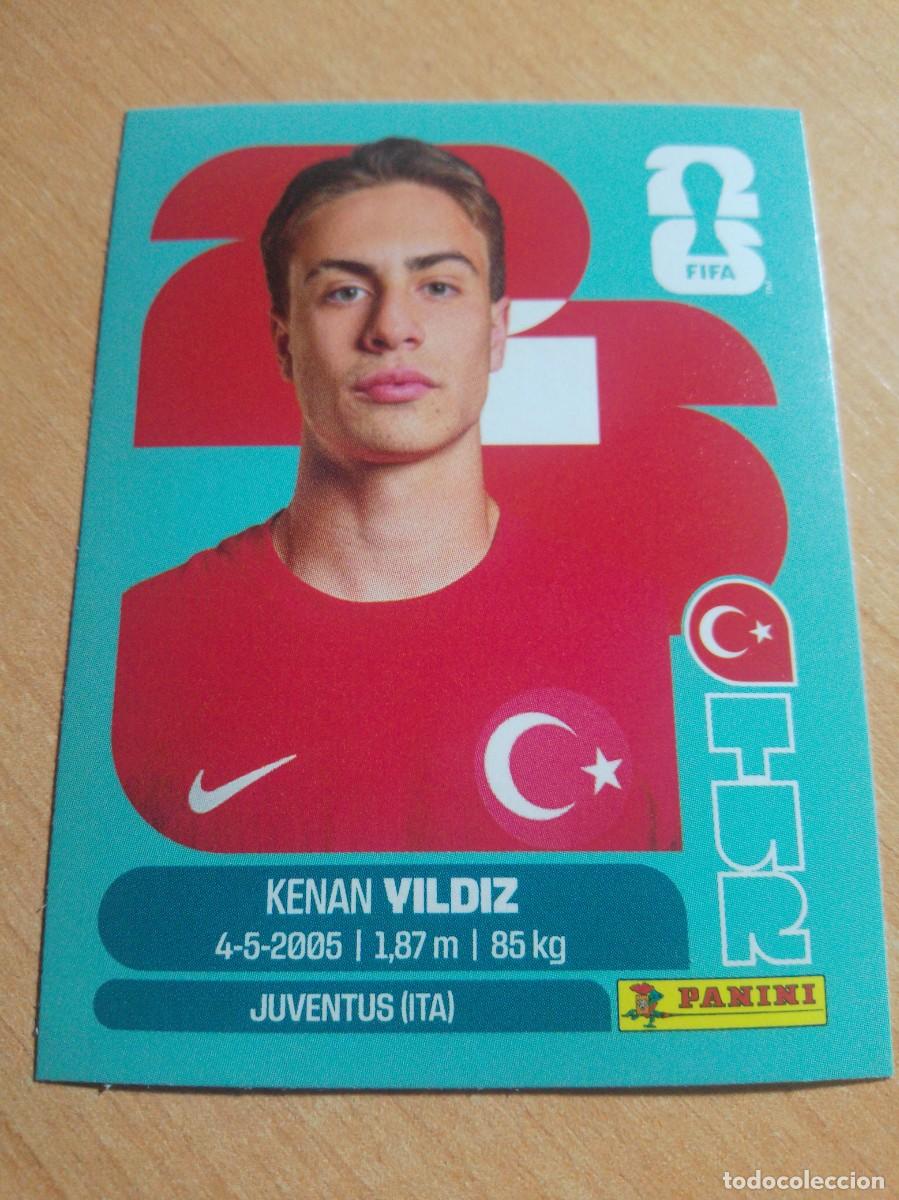 Cromos de f&uacute;tbol: TUR 20 KENAN YILDIZ TURQUIA MUNDIAL FIFA WORLD CUP 2026 26 PANINI STICKERS NUEVO
