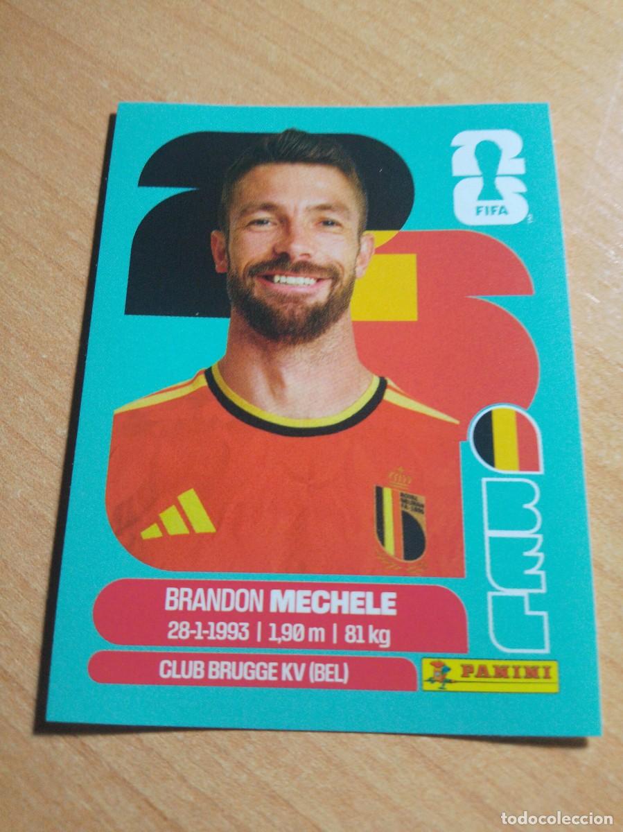 Cromos de f&uacute;tbol: MECHELE B&Eacute;LGICA BEL 6 MUNDIAL FIFA WORLD CUP 2026 26 PANINI STICKERS NUEVO