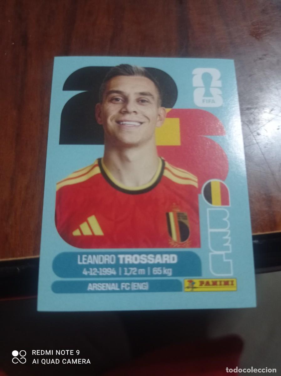 Cromos de f&uacute;tbol: TROSSARD B&Eacute;LGICA BEL 18 MUNDIAL FIFA WORLD CUP 2026 26 PANINI STICKERS NUEVO