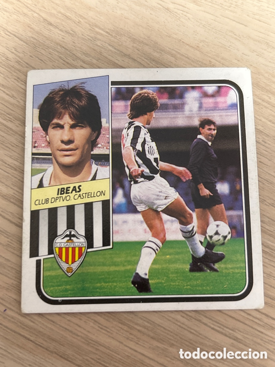 Cromos de f&uacute;tbol: IBEAS C. D. CASTELLON LIGA ESTE 1989 1990 89 90 SIN PEGAR NUNCA PEGADO