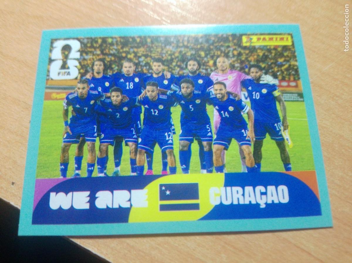 Cromos de f&uacute;tbol: SELECCION CURA&Ccedil;AO CUW 13 MUNDIAL FIFA WORLD CUP 2026 26 PANINI STICKERS NUEVO