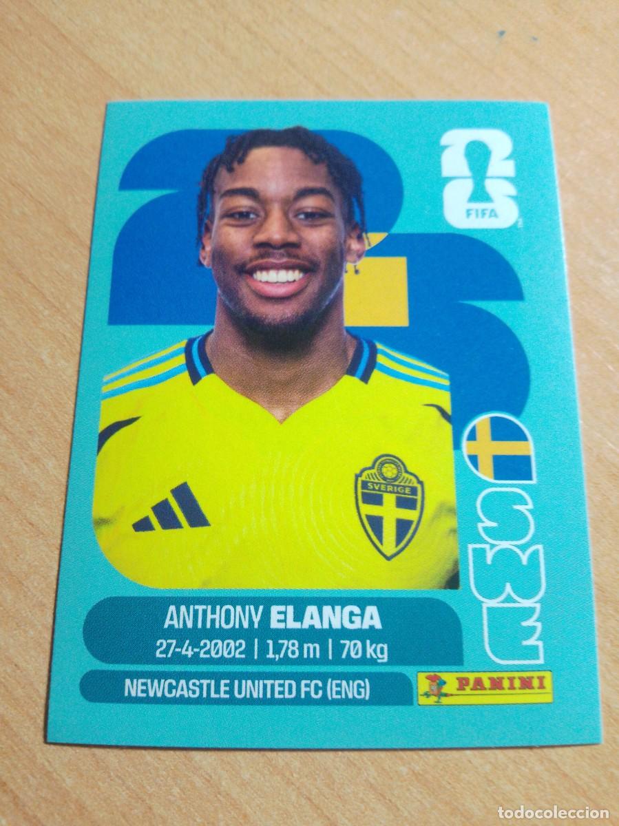 Cromos de f&uacute;tbol: ELANGA SUECIA SWE 18 MUNDIAL FIFA WORLD CUP 2026 26 PANINI STICKERS NUEVO