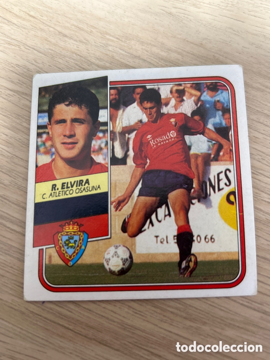 Cromos de f&uacute;tbol: ELVIRA C. A. OSASUNA LIGA ESTE 1989 1990 89 90 SIN PEGAR NUNCA PEGADO