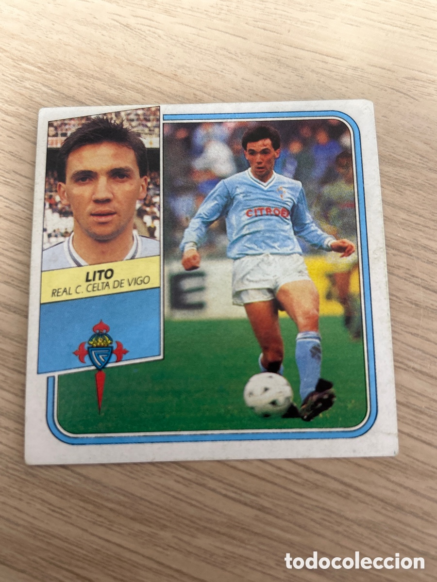 Cartes &agrave; collectionner de Football: LITO CELTA LIGA ESTE 1989 1990 89 90 SIN PEGAR NUNCA PEGADO