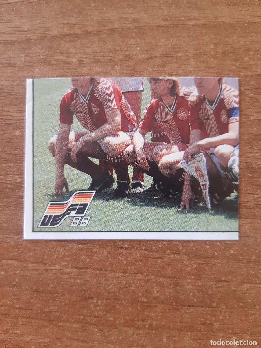 Cromos de f&uacute;tbol: N&deg;101 ALINEACI&Oacute;N DANMARK (DINAMARCA) 3/4 EURO 88 PANINI EUROCOPA ALEMANIA 1988. NUNCA PEGADO