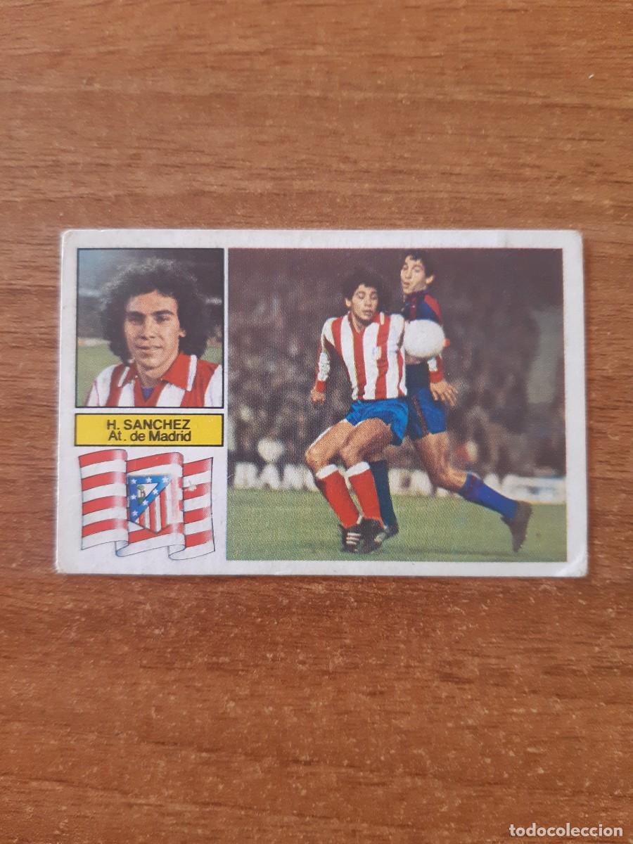 Cromos de f&uacute;tbol: Hugo S&aacute;nchez (Atl&eacute;tico Madrid) Liga 82-83 ESTE. Nunca pegado, sin pegar