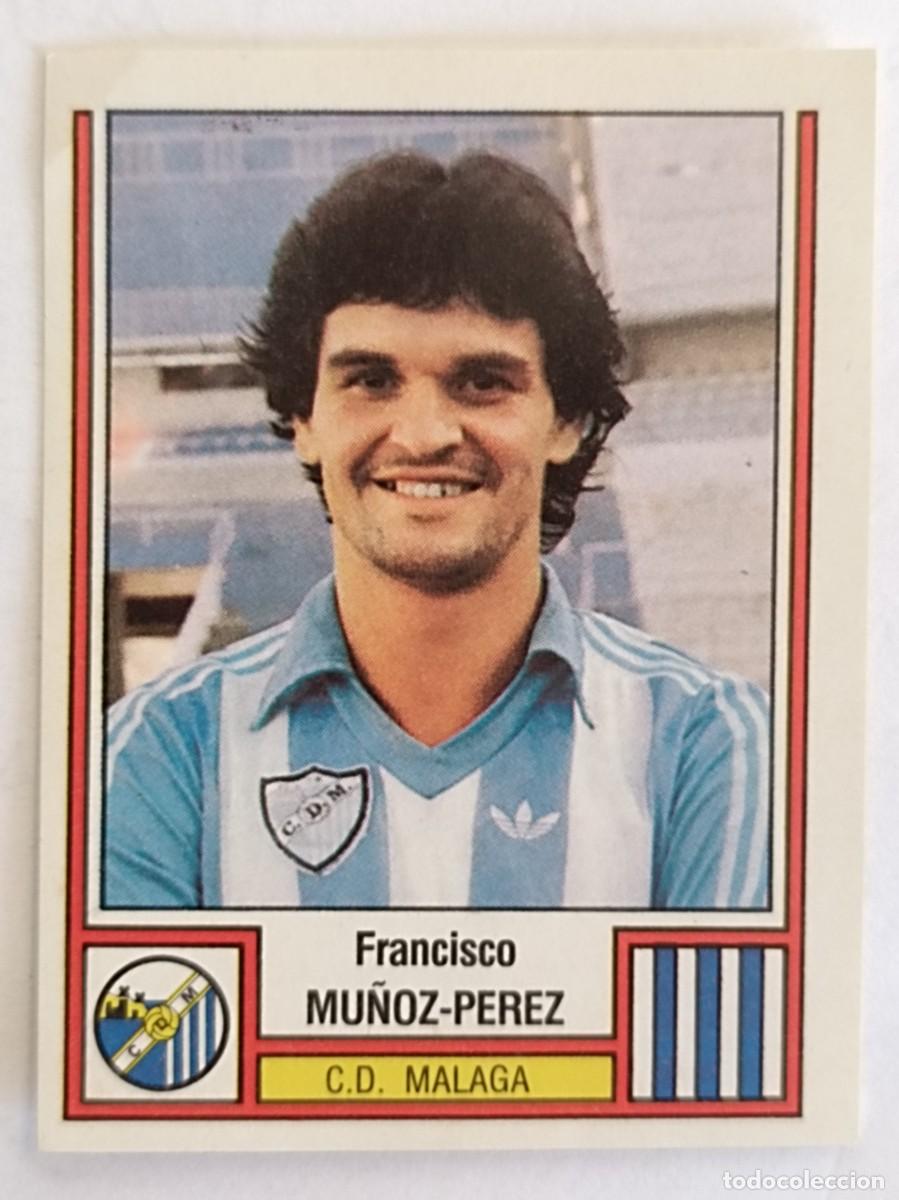Cromos de f&uacute;tbol: #154 MU&Ntilde;OZ-PEREZ (C.D. MALAGA) LIGA FUTBOL 83 PANINI
