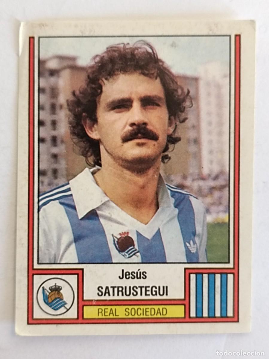Football Stickers: #215 SATRUSTEGUI (REAL SOCIEDAD) LIGA FUTBOL 83 PANINI