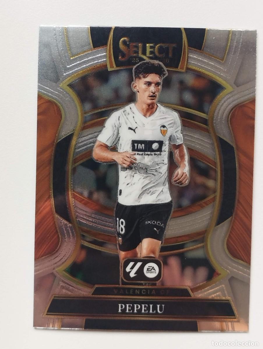 Cromos de f&uacute;tbol: CROMO CARD PANINI SELECT LA LIGA 2025 2026 25 26 PEPELU 60 TERRACE VALENCIA