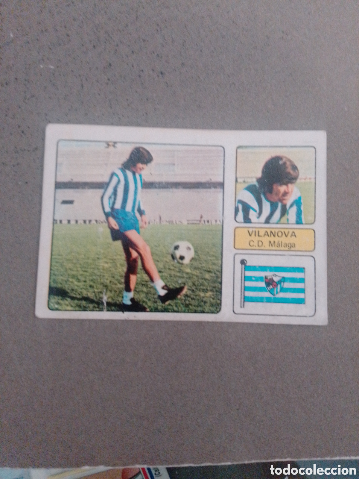 Cromos de Futebol: VILANOVA MALAGA FHER 1973-74 SIN PEGAR