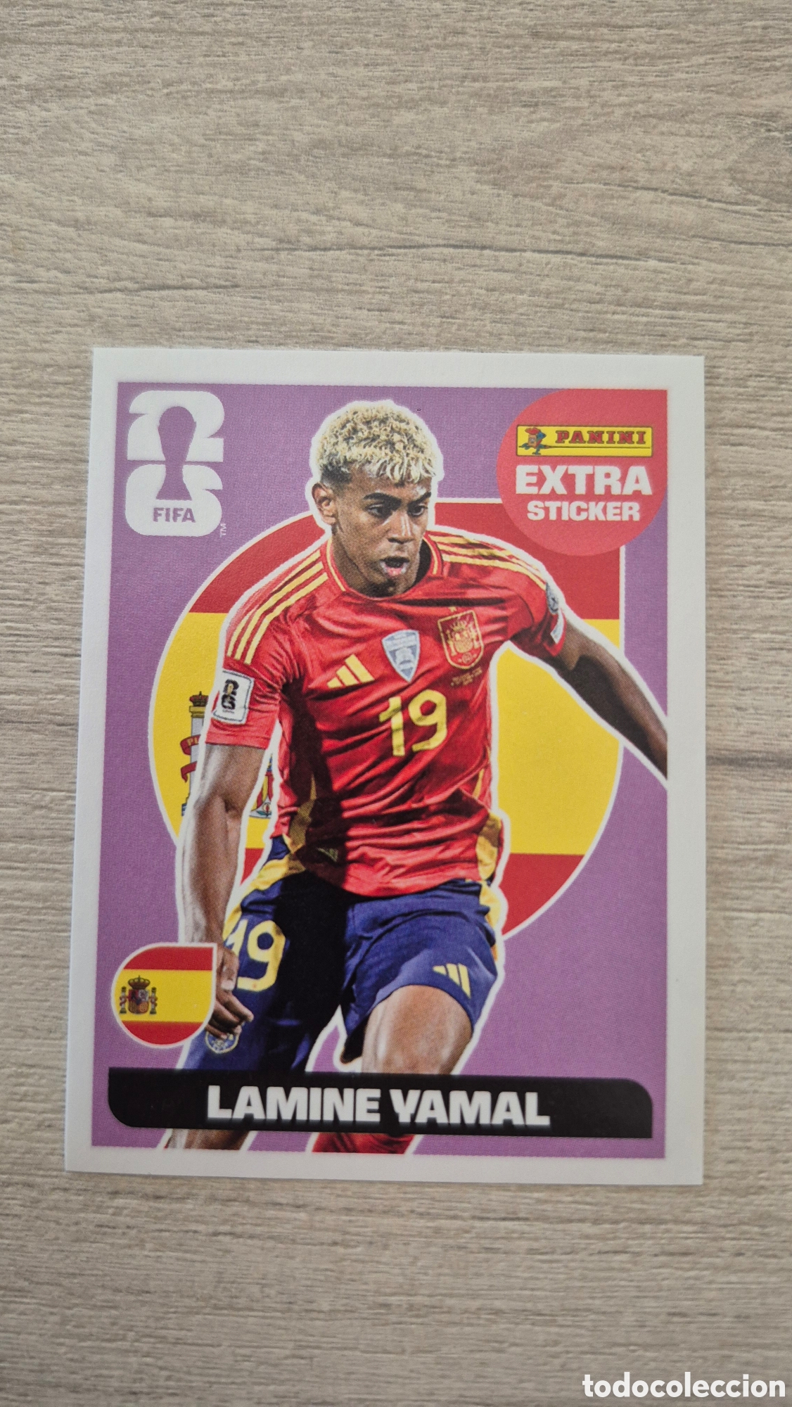 Cromos de f&uacute;tbol: Lamine Yamal Basico Extra Stickers FIFA World Cup 2026