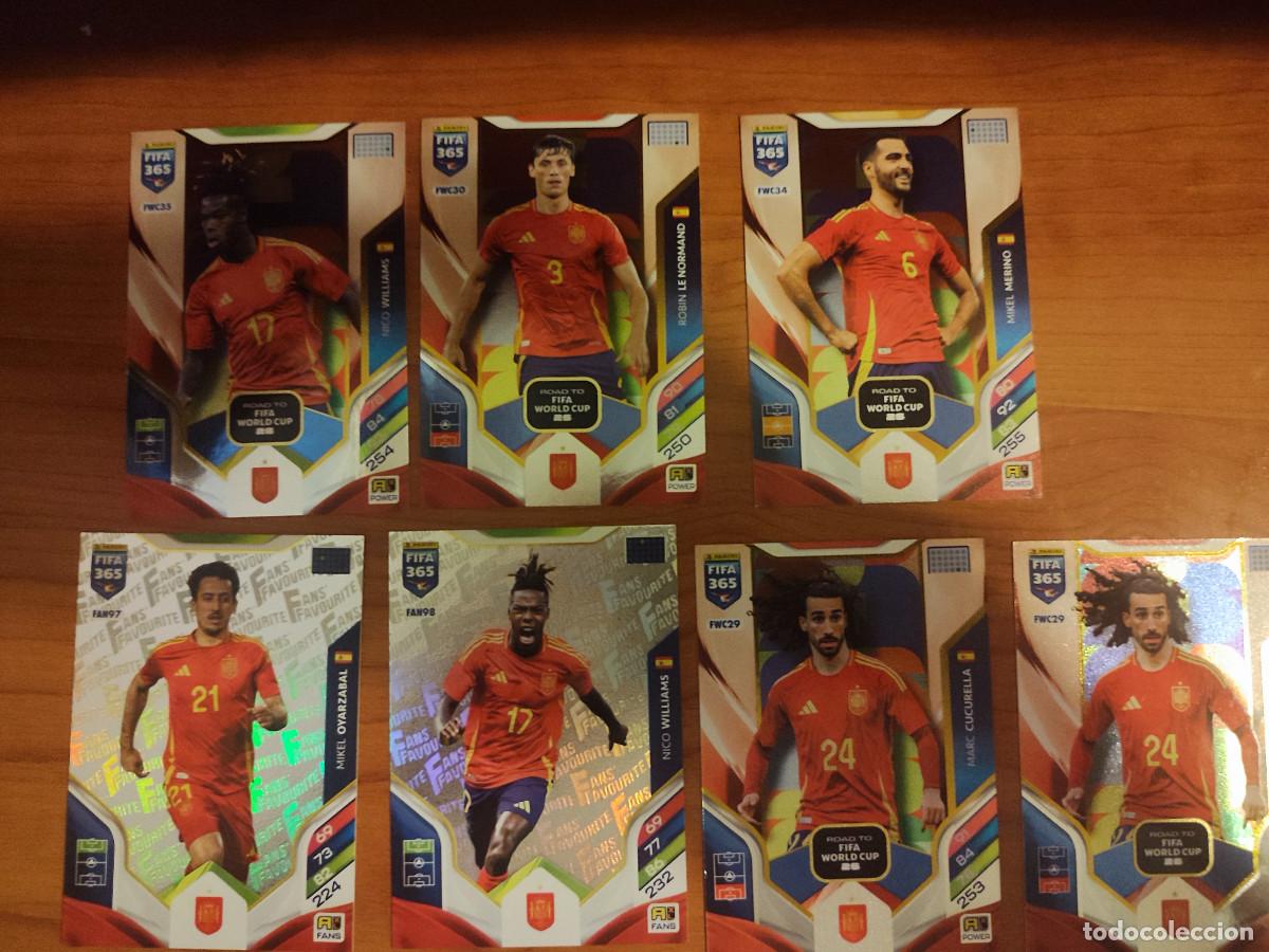 Cromos de f&uacute;tbol: Lote Espa&ntilde;a Fifa 365