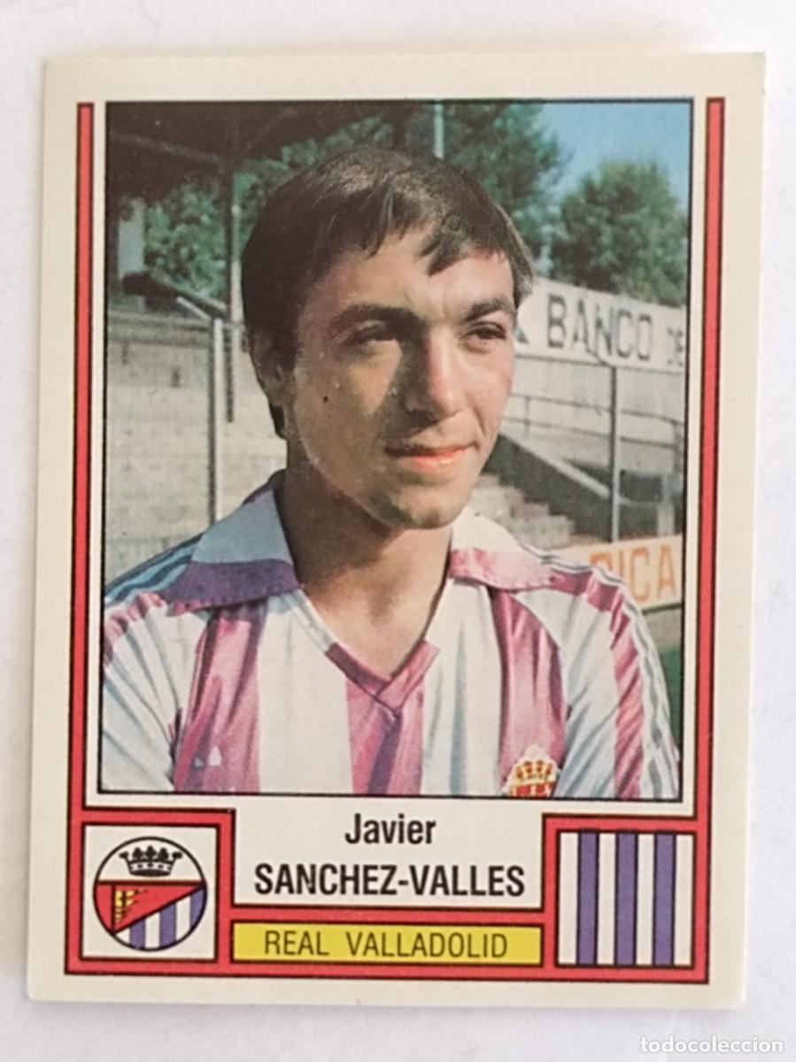 Cromos de f&uacute;tbol: #296 SANCHEZ-VALLES (REAL VALLADOLID) LIGA FUTBOL 83 PANINI