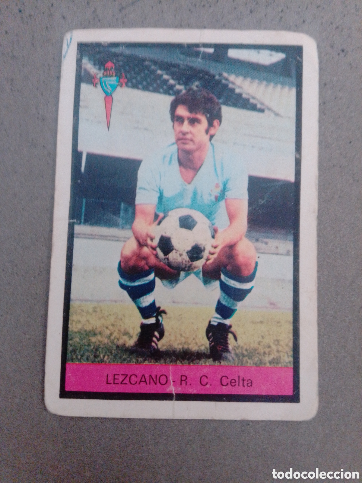Cromos de f&uacute;tbol: LEZCANO CELTA FHER 1972-73 DESPEGADO