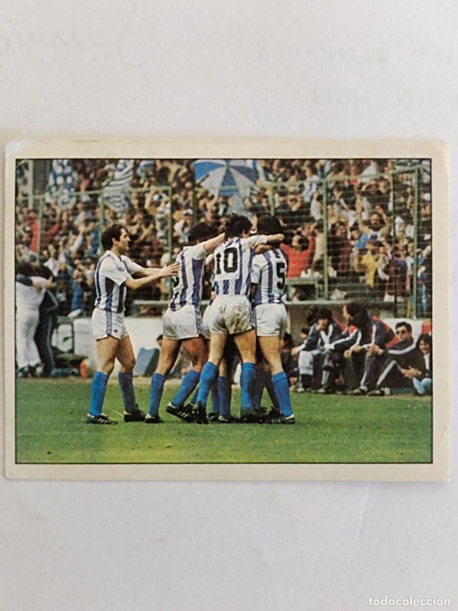 Cromos de f&uacute;tbol: #365 CELEBRACION (REAL SOCIEDAD) LIGA FUTBOL 83 PANINI