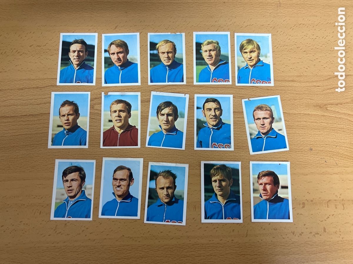 Figurine di Calcio: 1970 MUNDIAL MEXICO CHECOSLOVAQUIA 15 CROMOS FKS DESPEGADOS