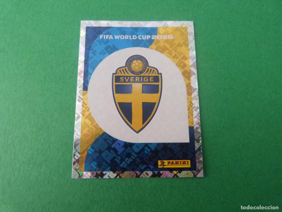 Football Stickers: CROMO FUTBOL ESCUDO SUECIA SIN PEGAR N&ordm; 1 SWE 1 MUNDIAL 2026 PANINI