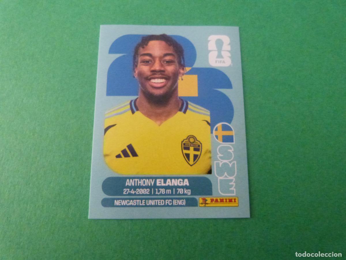 Cartes &agrave; collectionner de Football: CROMO FUTBOL ELANGA SUECIA SIN PEGAR N&ordm; 18 SWE 18 MUNDIAL 2026 PANINI