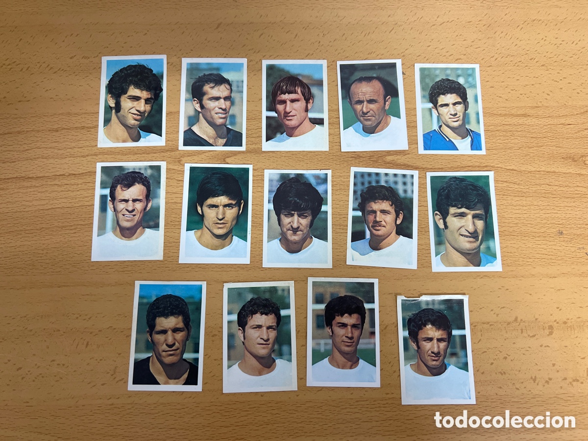 Figurine di Calcio: 1970 MUNDIAL MEXICO ISRAEL 14 CROMOS FKS DESPEGADOS