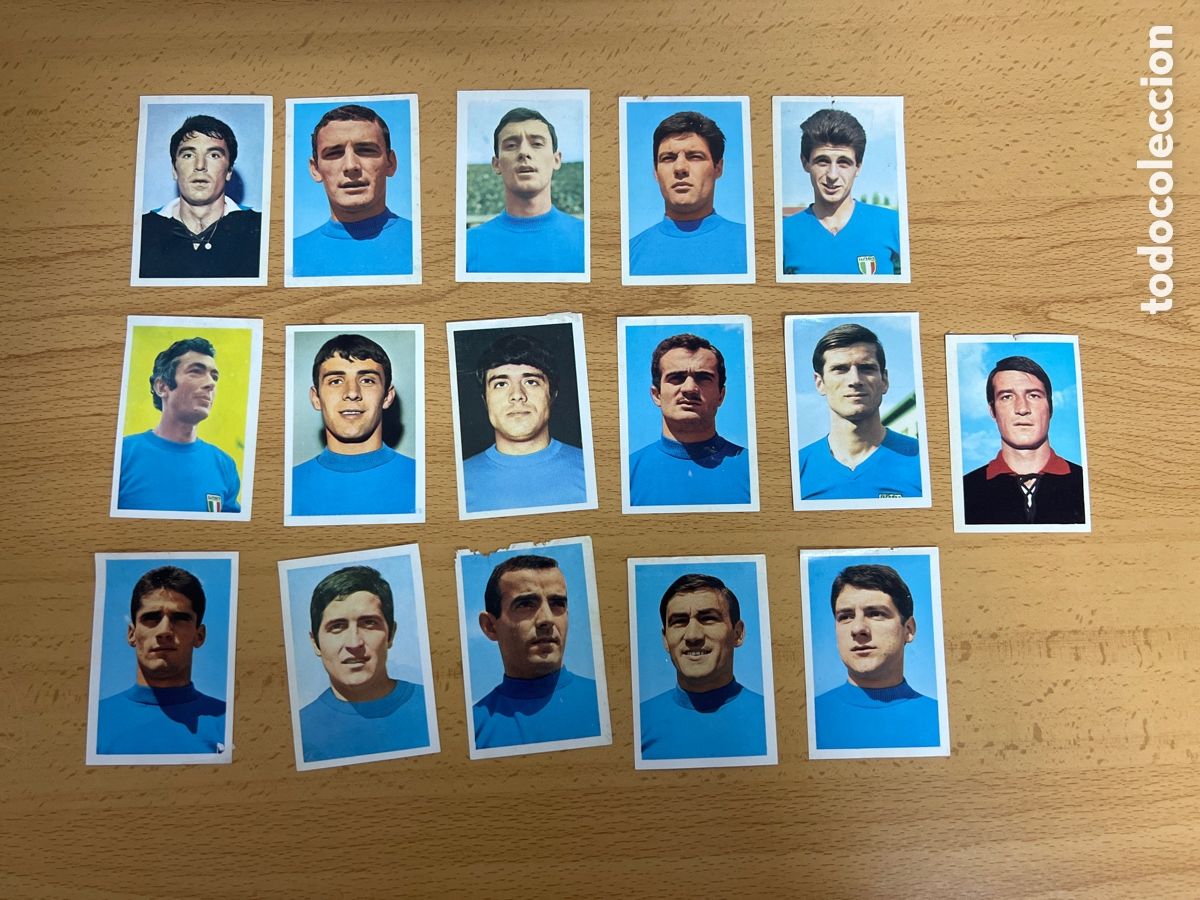 Figurine di Calcio: 1970 MUNDIAL MEXICO ITALIA 16 CROMOS FKS DESPEGADOS