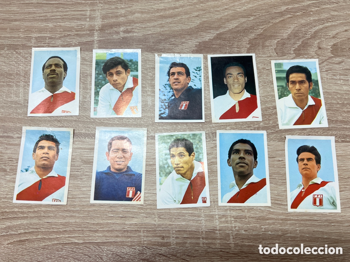 Figurine di Calcio: 1970 MUNDIAL MEXICO PERU 10 CROMOS FKS DESPEGADOS