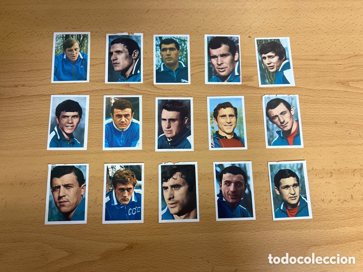 Figurine di Calcio: 1970 MUNDIAL MEXICO RUSIA 15 CROMOS FKS DESPEGADOS
