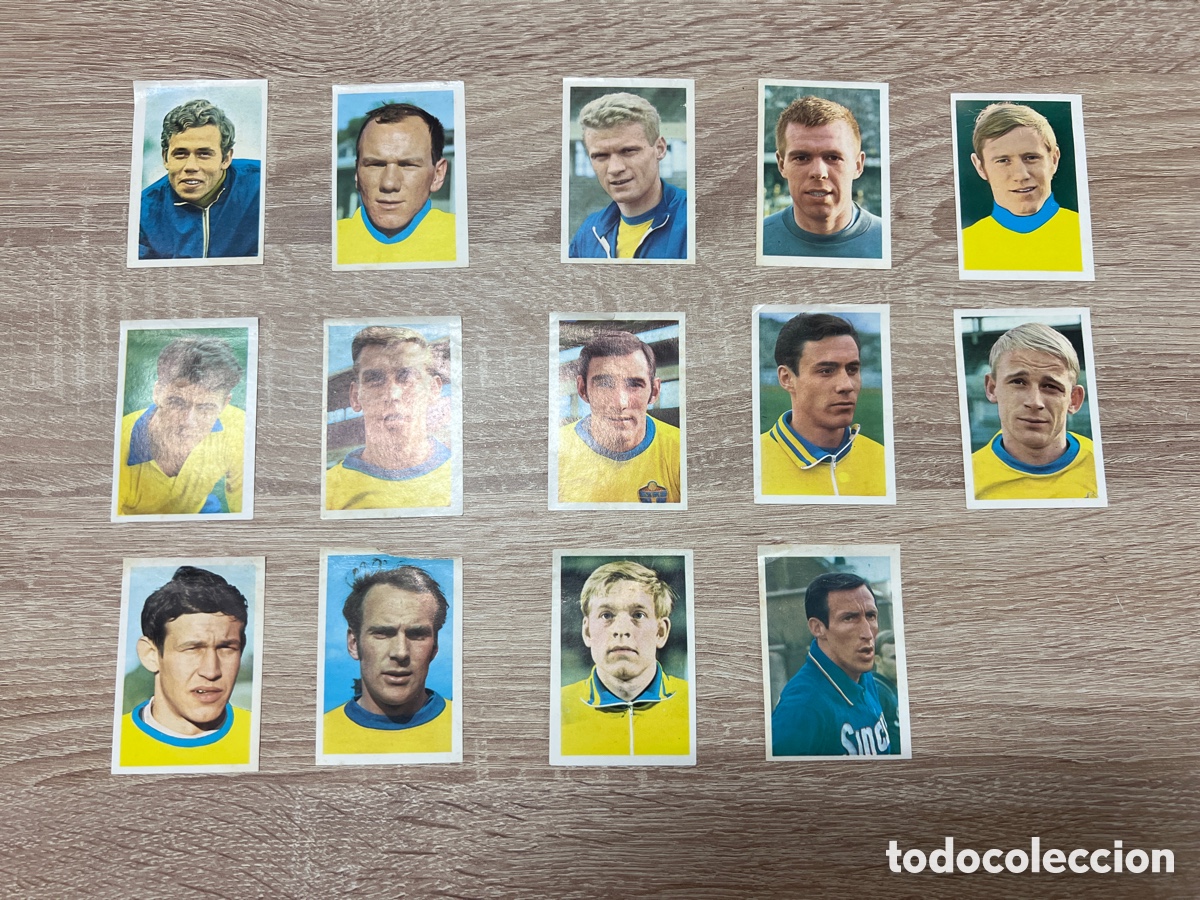 Figurine di Calcio: 1970 MUNDIAL MEXICO SUECIA 14 CROMOS FKS DESPEGADOS