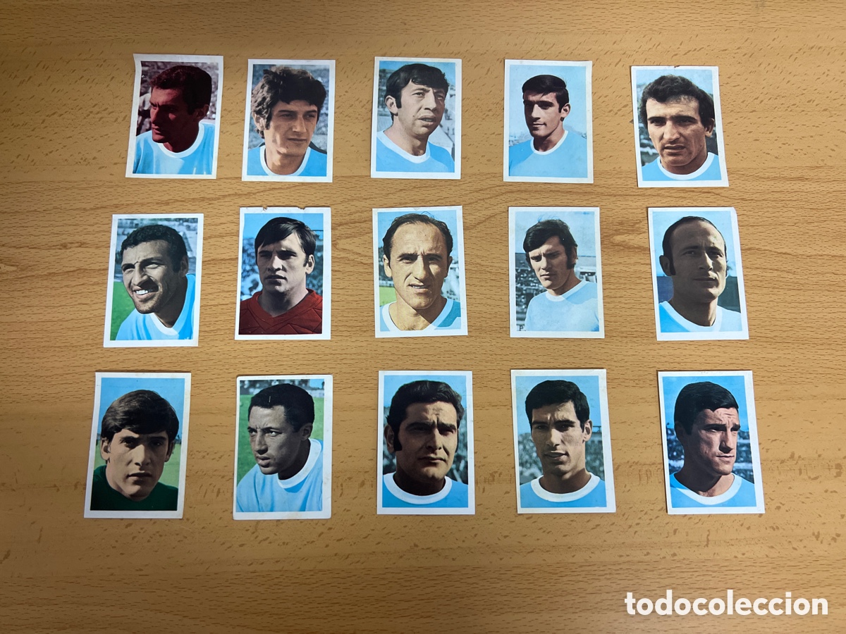 Figurine di Calcio: 1970 MUNDIAL MEXICO URUGUAY 15 CROMOS FKS DESPEGADOS