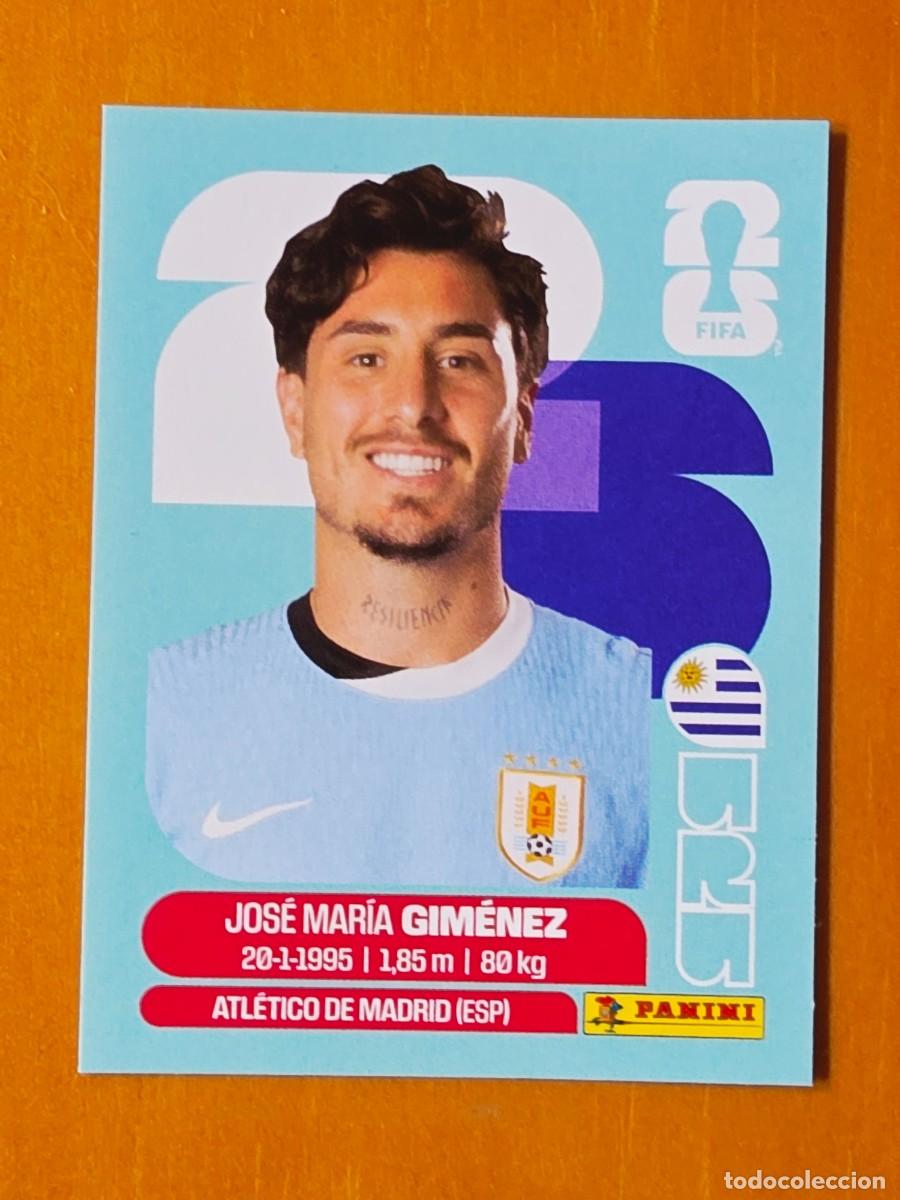 Cromos de f&uacute;tbol: URU 5 Jos&eacute; Mar&iacute;a Gim&eacute;nez, Uruguay, Panini FIFA World Cup Mundial 2026 Sticker