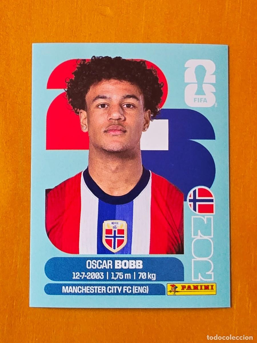 Cromos de f&uacute;tbol: NOR 20 Oscar Bobb, Noruega, Panini FIFA World Cup Mundial 2026 Sticker