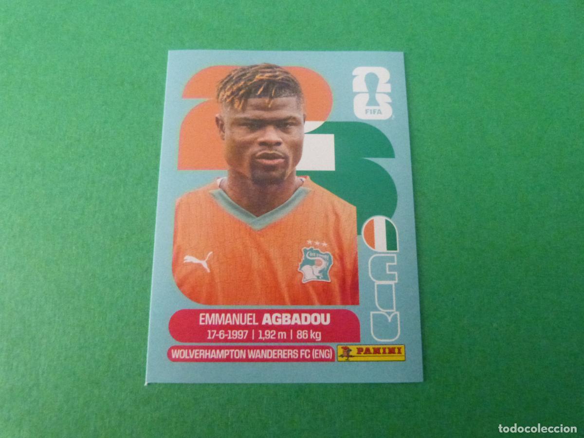 Cromos de f&uacute;tbol: CROMO FUTBOL AGBADOU COSTA DE MARFIL SIN PEGAR N&ordm; 8 CIV 8 MUNDIAL 2026 PANINI