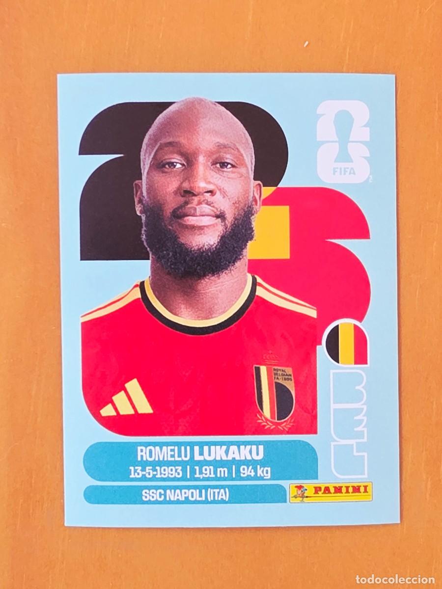 Cromos de f&uacute;tbol: BEL 20 Romelu Lukaku, B&eacute;lgica, Panini FIFA World Cup Mundial 2026 Sticker