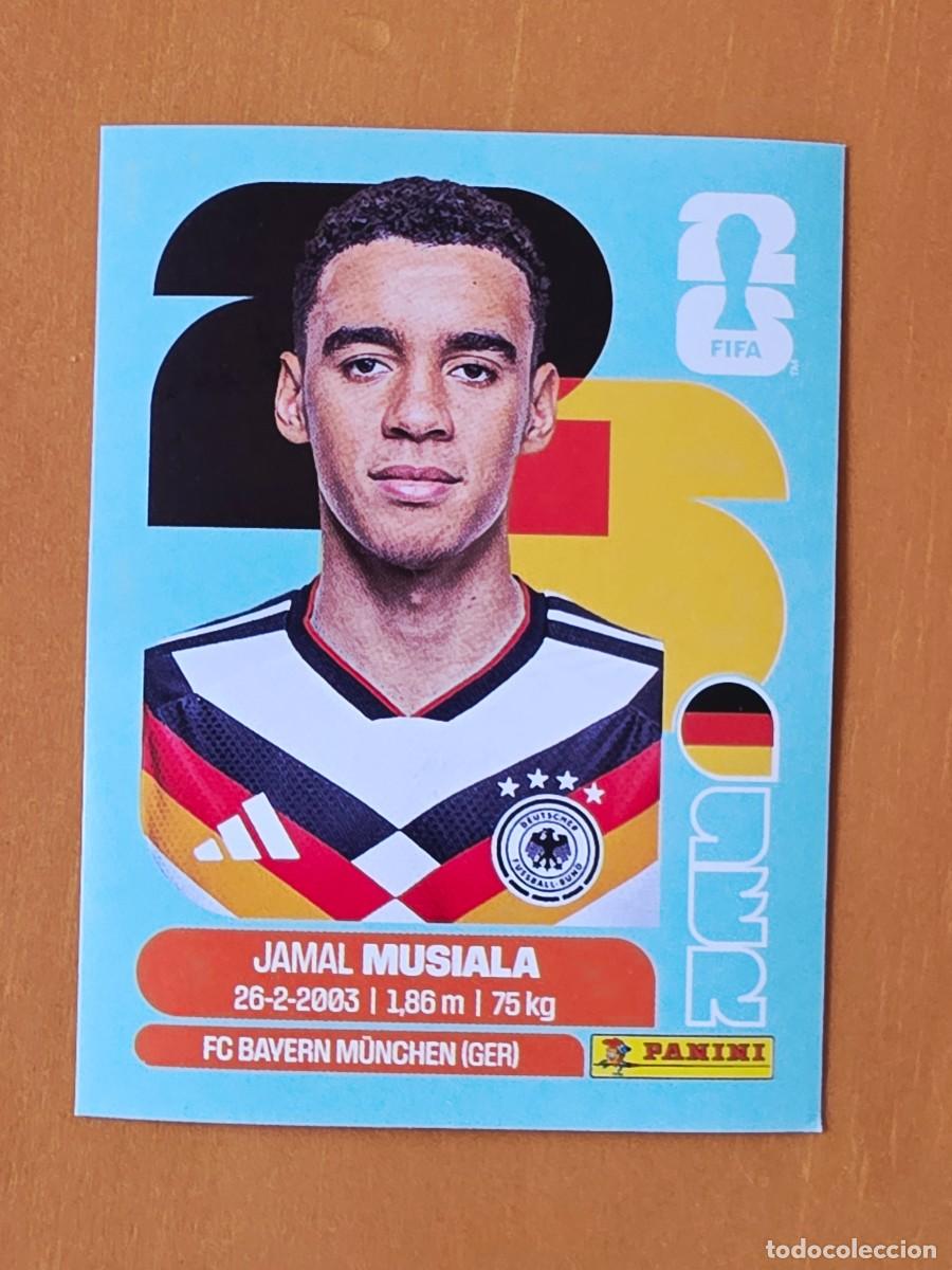 Cromos de f&uacute;tbol: GER 15 Jamal Musiala, Alemania, Panini FIFA World Cup Mundial 2026 Sticker