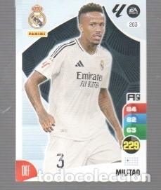 Cromos de f&uacute;tbol: CROMOS XL ADRENALYN LA LIGA 2024 / 25 EDITOR PANINI N&ordm;203 DEL REAL MADRID MILITAO