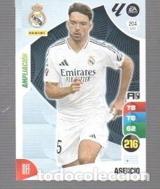 Cromos de f&uacute;tbol: CROMOS XL ADRENALYN LA LIGA 2024 / 25 EDITOR PANINI N&ordm;204 BIS DEL REAL MADRID ASENCIO
